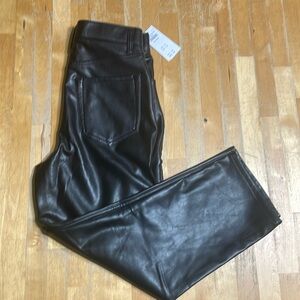 NWT Abercrombie and Fitch vegan leather pants